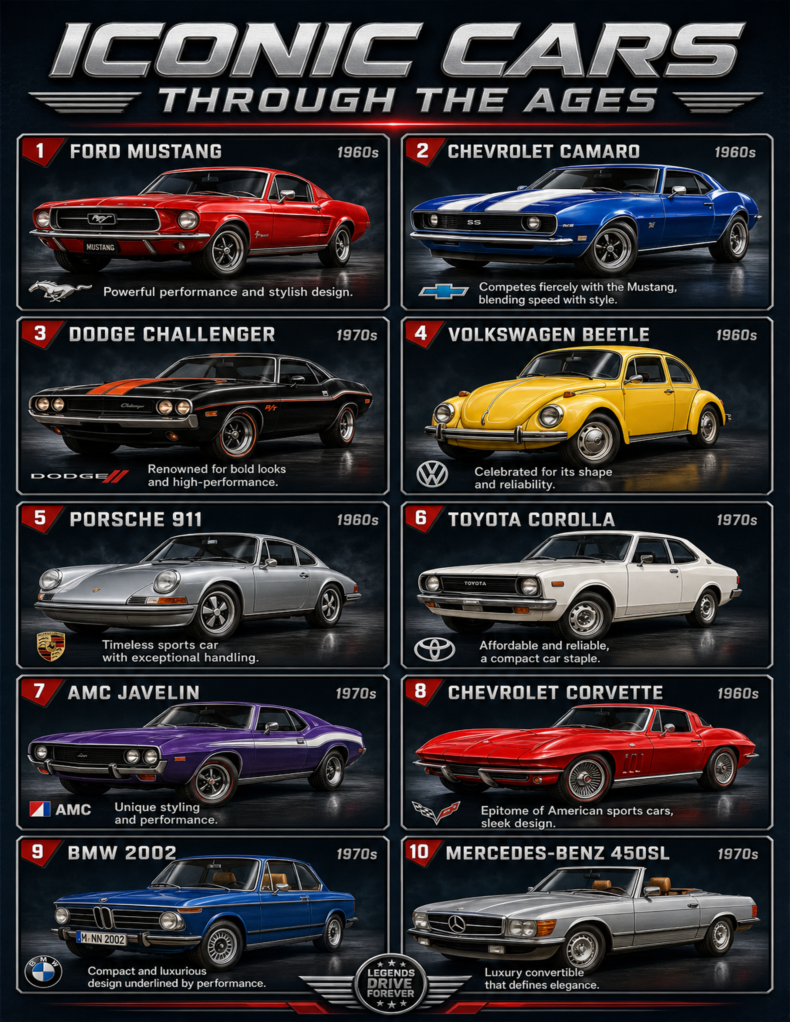 Old Cars and Their Names